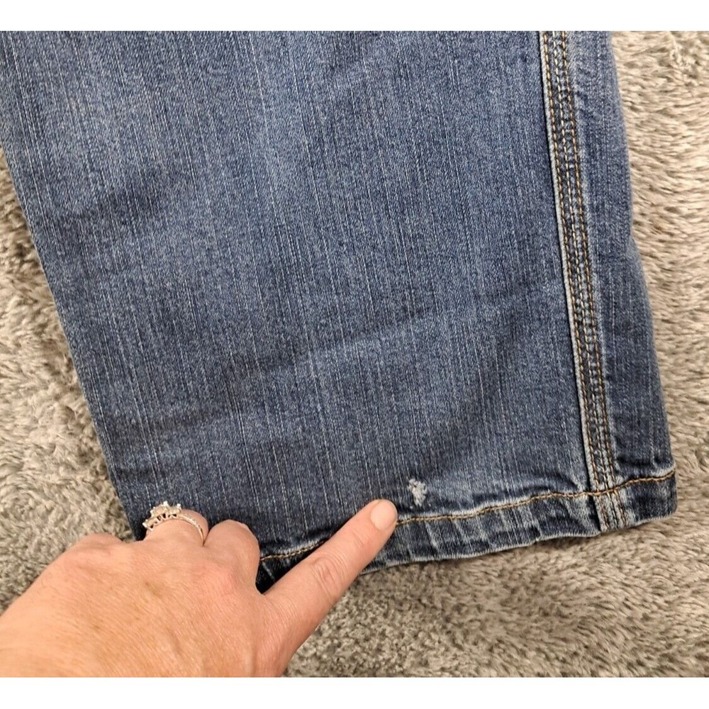 Wolverine Jeans Mens Sz 32x32 Blue Denim Flame Resistant FR Straight Workwear - Picture 5 of 14